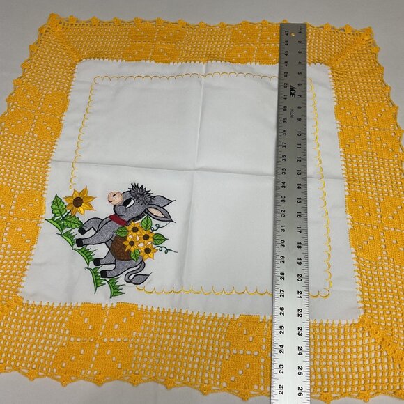 Cervilletas echas a mano Handmade napkins from Mexico - Picture 4 of 5